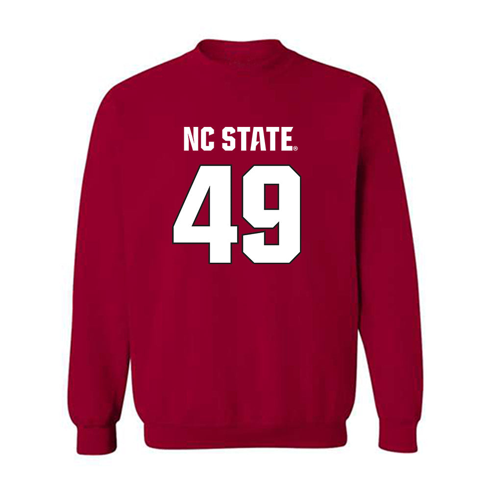 NC State - NCAA Football : Reid Mitchell - Sports Shersey Crewneck Sweatshirt-0