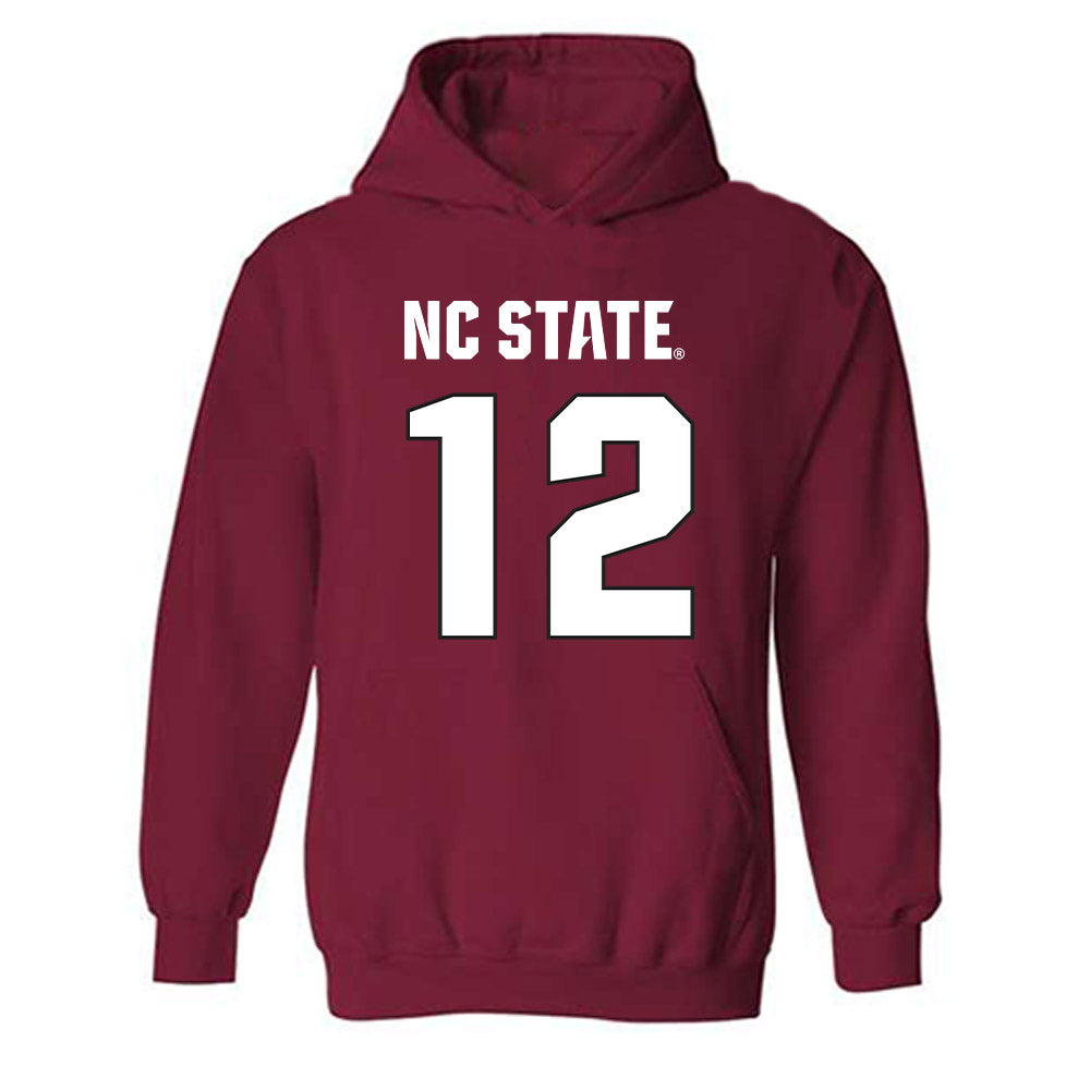 NC State - NCAA Football : teddy hoffmann - Sports Shersey Hooded Sweatshirt-0