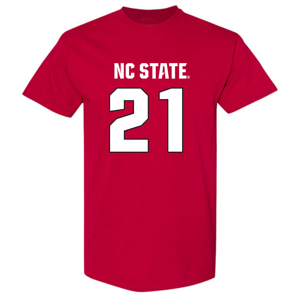 NC State - NCAA Football : Jamel Johnson - Sports Shersey T-Shirt-0