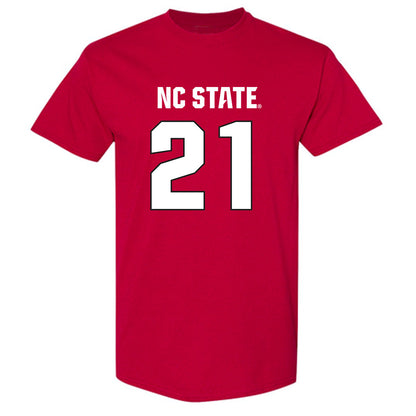 NC State - NCAA Football : Jamel Johnson - Sports Shersey T-Shirt-0