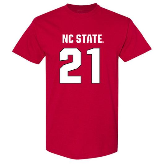 NC State - NCAA Football : Jamel Johnson - Sports Shersey T-Shirt-0