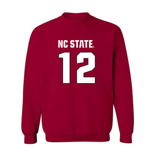 NC State - NCAA Football : Elijah Groves - Sports Shersey Crewneck Sweatshirt-0