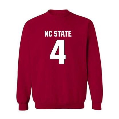 NC State - NCAA Football : Jayden Scott - Sports Shersey Crewneck Sweatshirt-0