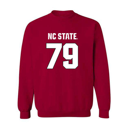 NC State - NCAA Football : Kamen Smith - Sports Shersey Crewneck Sweatshirt-0