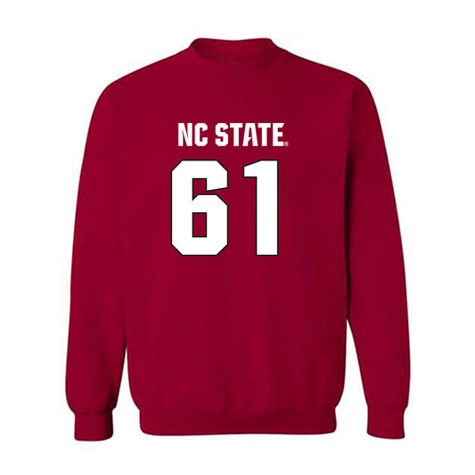 NC State - NCAA Football : Tyler West - Sports Shersey Crewneck Sweatshirt-0