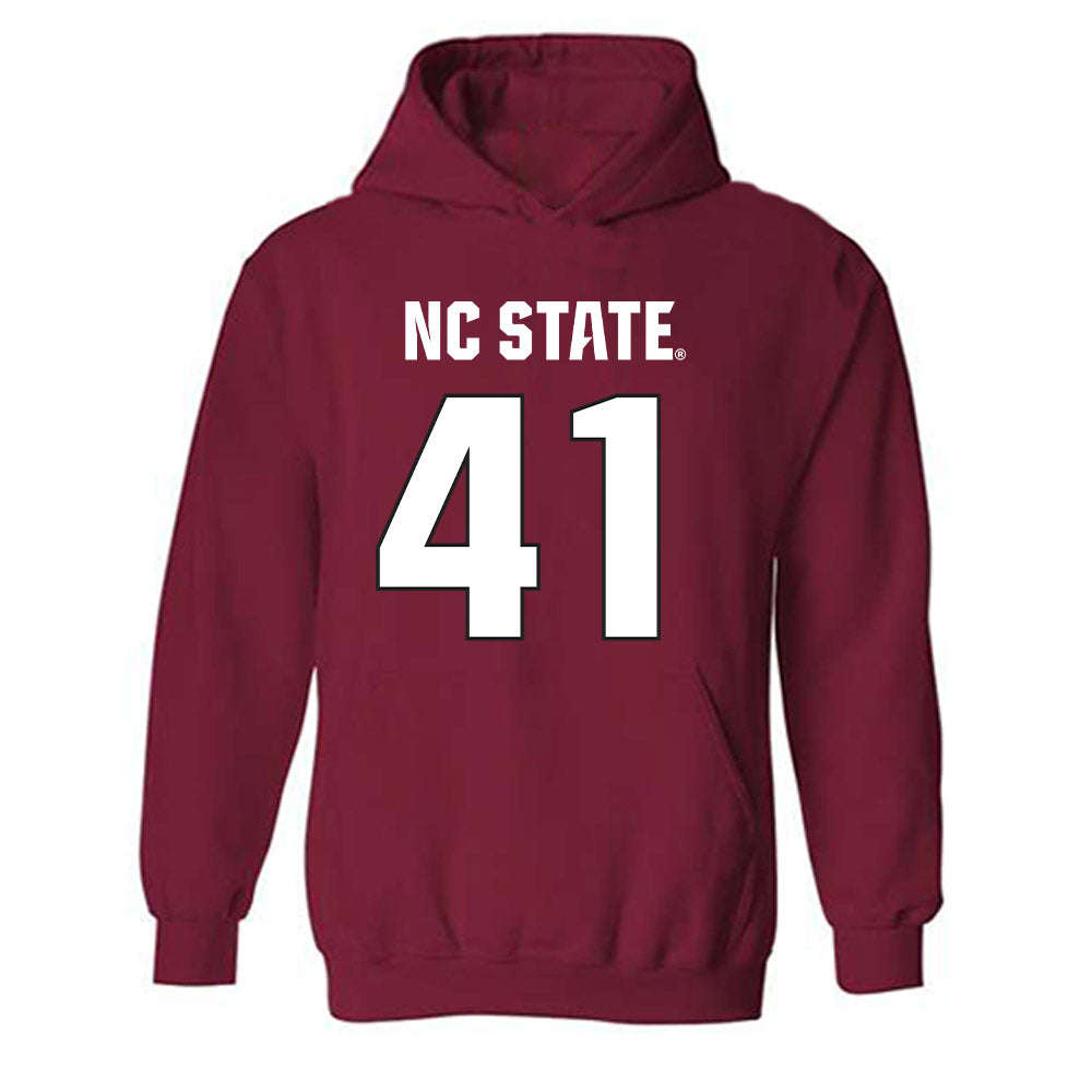NC State - NCAA Football : Caden Gordon - Sports Shersey Hooded Sweatshirt-0