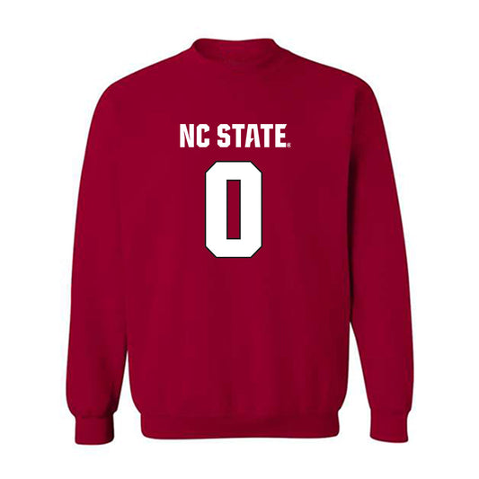 NC State - NCAA Football : Sean Brown - Sports Shersey Crewneck Sweatshirt-0