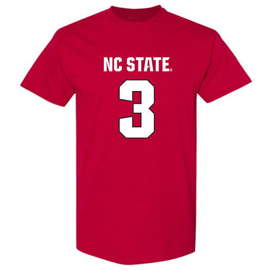 NC State - NCAA Football : Jordan Poole - Sports Shersey T-Shirt-0