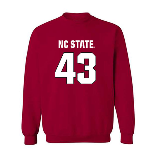 NC State - NCAA Football : Dylan Gray - Sports Shersey Crewneck Sweatshirt-0