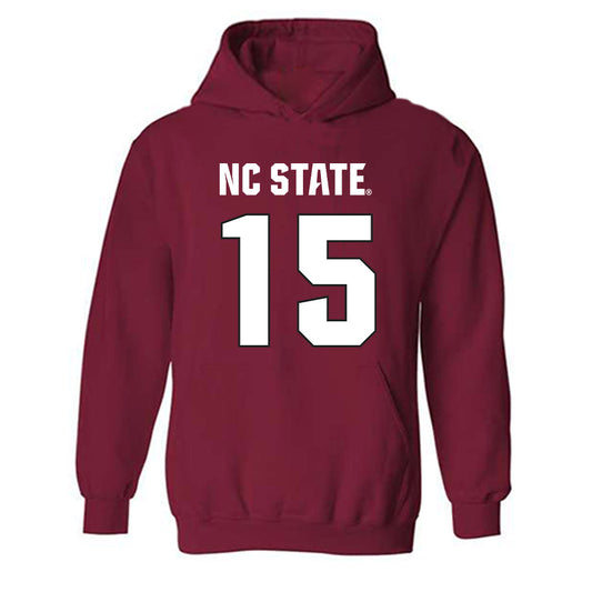 NC State - NCAA Football : Tamarcus Cooley - Sports Shersey Hooded Sweatshirt-0