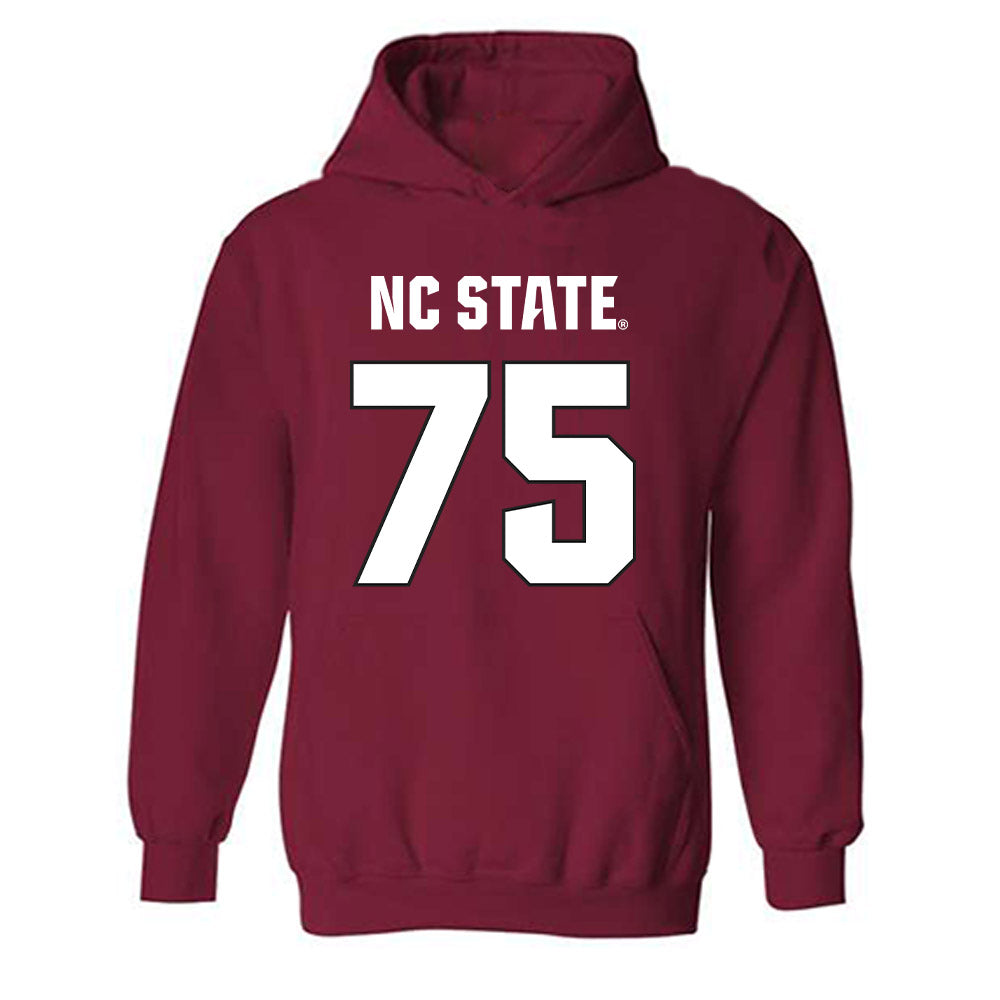 NC State - NCAA Football : Anthony Carter Jr - Sports Shersey Hooded Sweatshirt-0