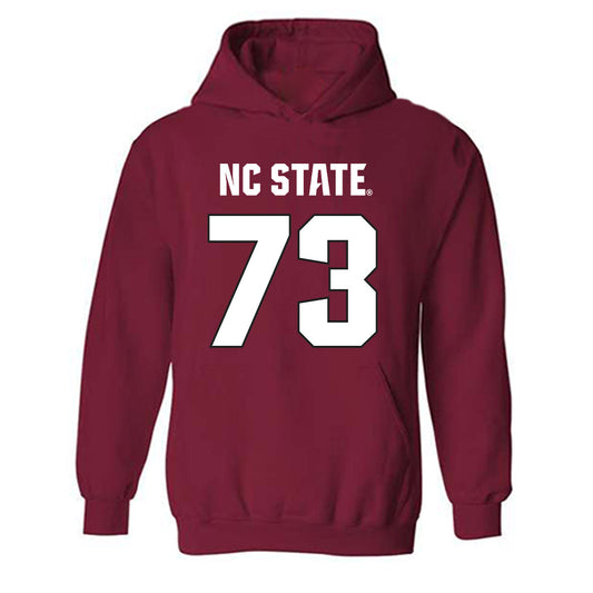 NC State - NCAA Football : Darion Rivers - Sports Shersey Hooded Sweatshirt-0