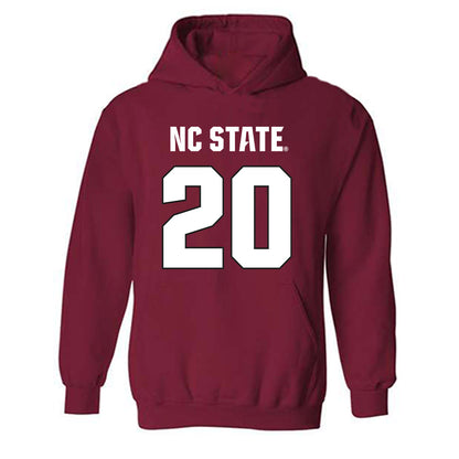NC State - NCAA Football : Deandre Desinor - Sports Shersey Hooded Sweatshirt-0
