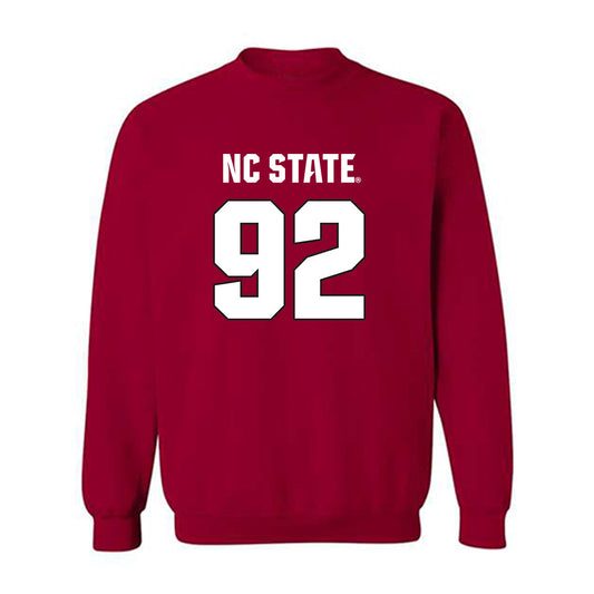 NC State - NCAA Football : Chase Bond - Sports Shersey Crewneck Sweatshirt-0