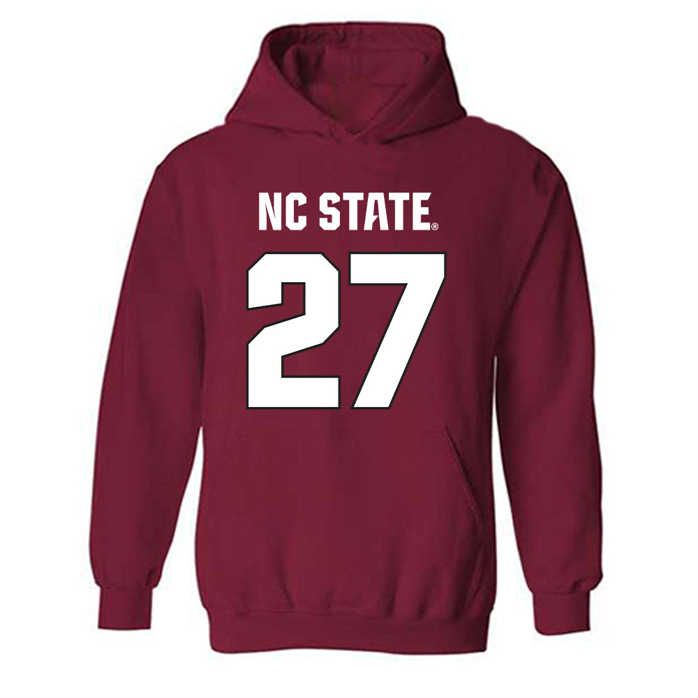 NC State - NCAA Football : Ashton Locklear - Sports Shersey Hooded Sweatshirt-0