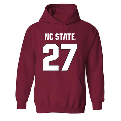 NC State - NCAA Football : Ashton Locklear - Sports Shersey Hooded Sweatshirt-0