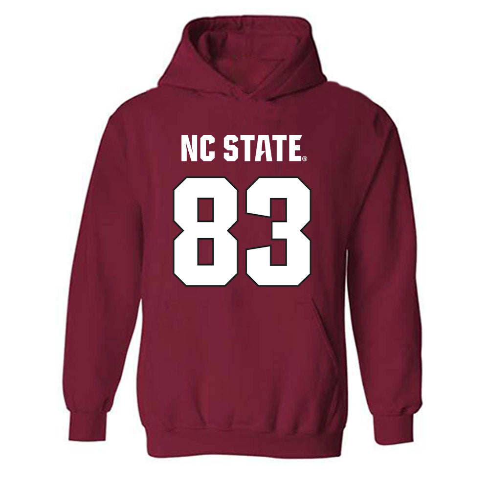 NC State - NCAA Football : Christian Zachary - Sports Shersey Hooded Sweatshirt-0
