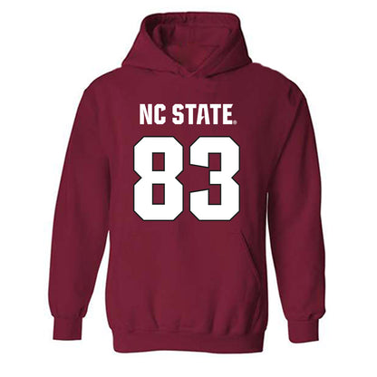 NC State - NCAA Football : Christian Zachary - Sports Shersey Hooded Sweatshirt-0