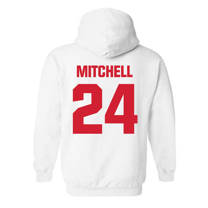NC State - NCAA Baseball : Devin Mitchell - Classic Shersey Hooded Sweatshirt-1