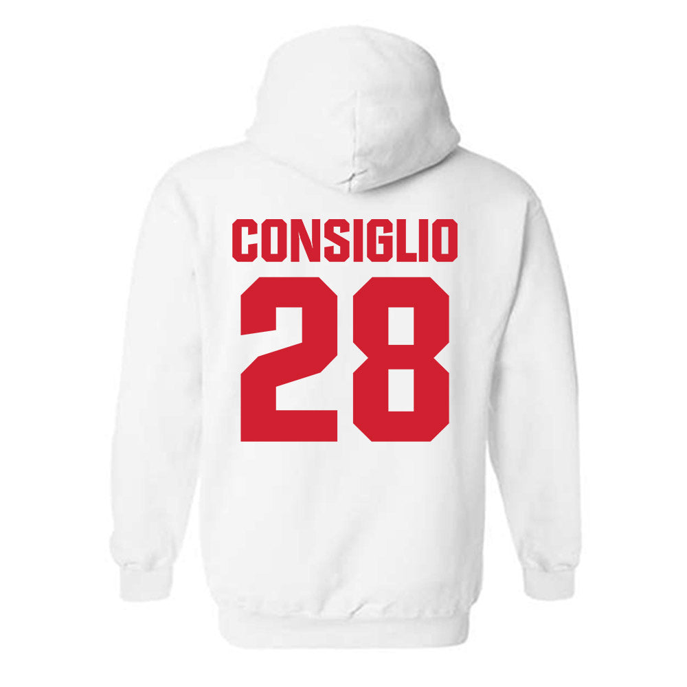 NC State - NCAA Baseball : Cooper Consiglio - Hooded Sweatshirt Classic Shersey