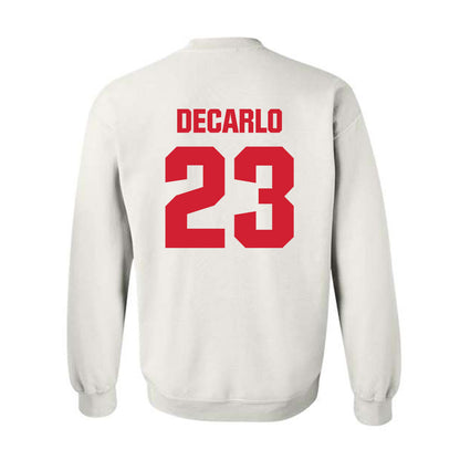 NC State - NCAA Baseball : Vincent DeCarlo - Classic Shersey Crewneck Sweatshirt-1
