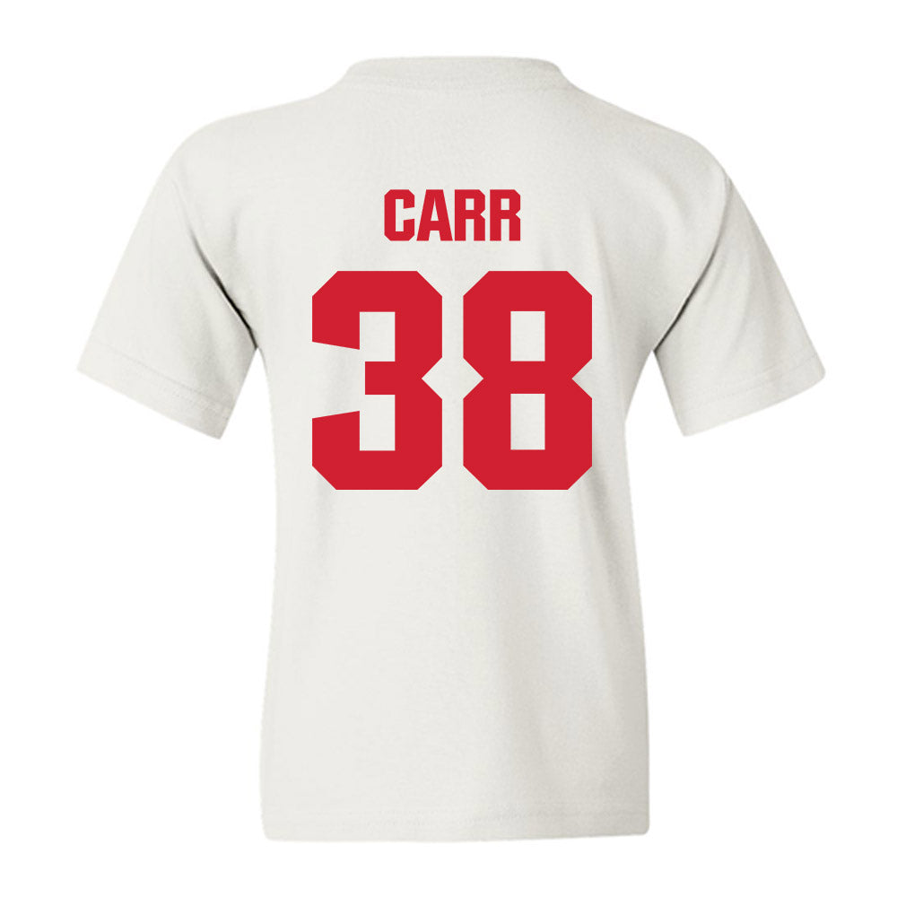 NC State - NCAA Baseball : Landon Carr - Classic Shersey Youth T-Shirt-1