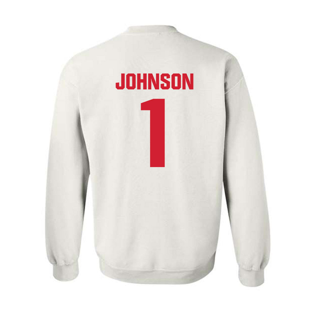 NC State - NCAA Baseball : Rett Johnson - Classic Shersey Crewneck Sweatshirt-1