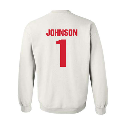 NC State - NCAA Baseball : Rett Johnson - Classic Shersey Crewneck Sweatshirt-1