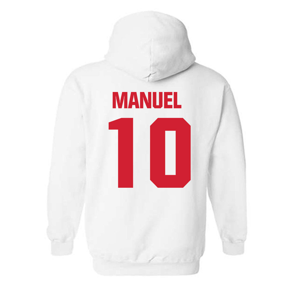 NC State - NCAA Baseball : Truitt Manuel - Classic Shersey Hooded Sweatshirt-1