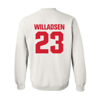 NC State - NCAA Baseball : Matt Willadsen - Crewneck Sweatshirt Classic Shersey