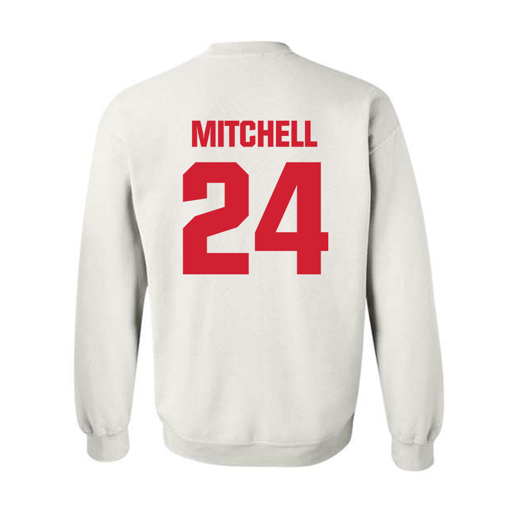 NC State - NCAA Baseball : Devin Mitchell - Classic Shersey Crewneck Sweatshirt-1