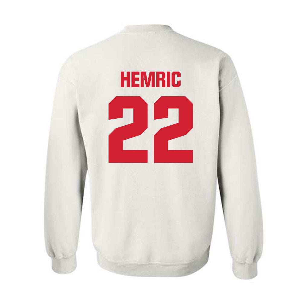 NC State - NCAA Baseball : Luke Hemric - Classic Shersey Crewneck Sweatshirt-1