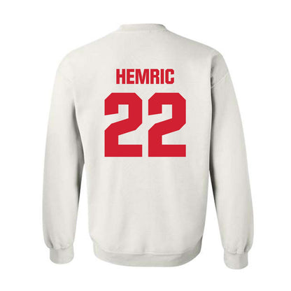 NC State - NCAA Baseball : Luke Hemric - Classic Shersey Crewneck Sweatshirt-1
