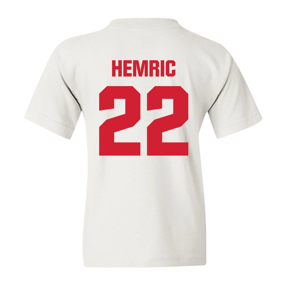NC State - NCAA Baseball : Luke Hemric - Classic Shersey Youth T-Shirt-1