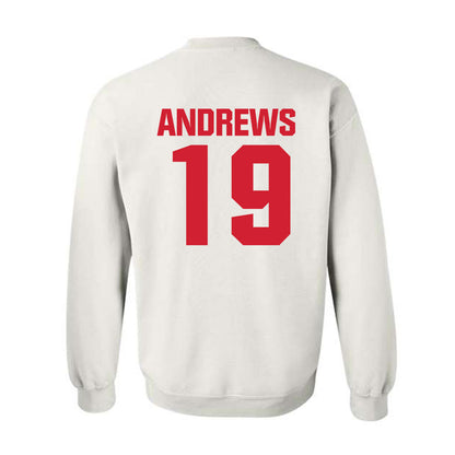 NC State - NCAA Baseball : Heath Andrews - Crewneck Sweatshirt Classic Shersey