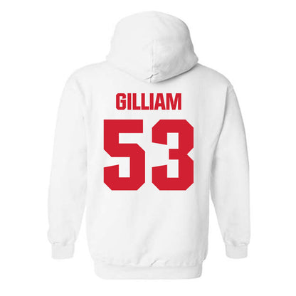 NC State - NCAA Baseball : Jet Gilliam - Classic Shersey Hooded Sweatshirt-1