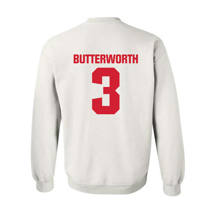 NC State - NCAA Baseball : Brandon Butterworth - Crewneck Sweatshirt Classic Shersey
