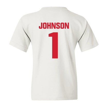 NC State - NCAA Baseball : Rett Johnson - Classic Shersey Youth T-Shirt-1