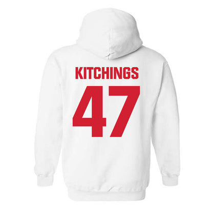 NC State - NCAA Baseball : Aiden Kitchings - Classic Shersey Hooded Sweatshirt-1