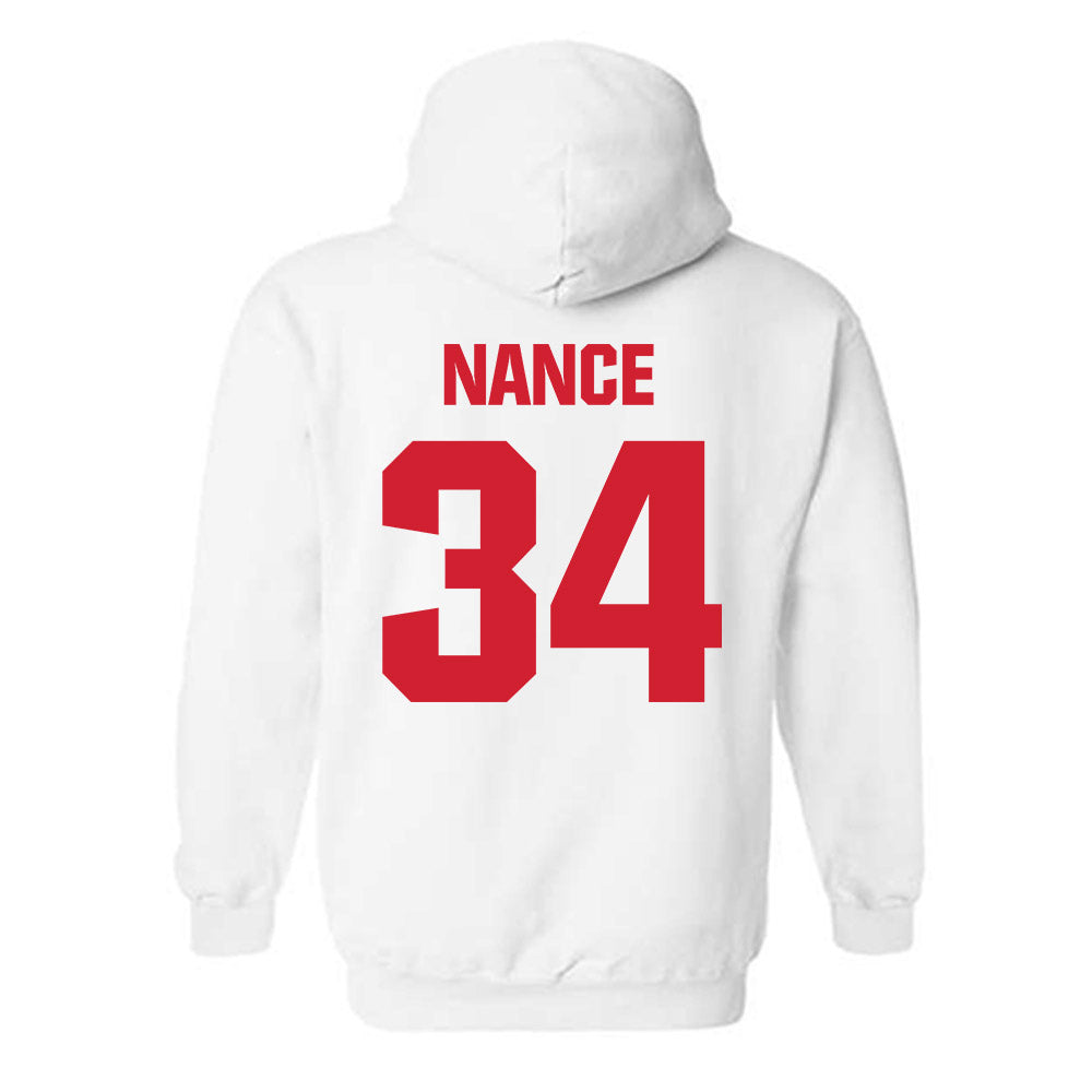 NC State - NCAA Baseball : Anderson Nance - Classic Shersey Hooded Sweatshirt-1