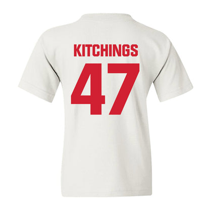 NC State - NCAA Baseball : Aiden Kitchings - Classic Shersey Youth T-Shirt-1