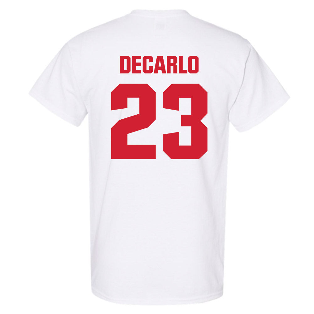 NC State - NCAA Baseball : Vincent DeCarlo - Classic Shersey T-Shirt-1