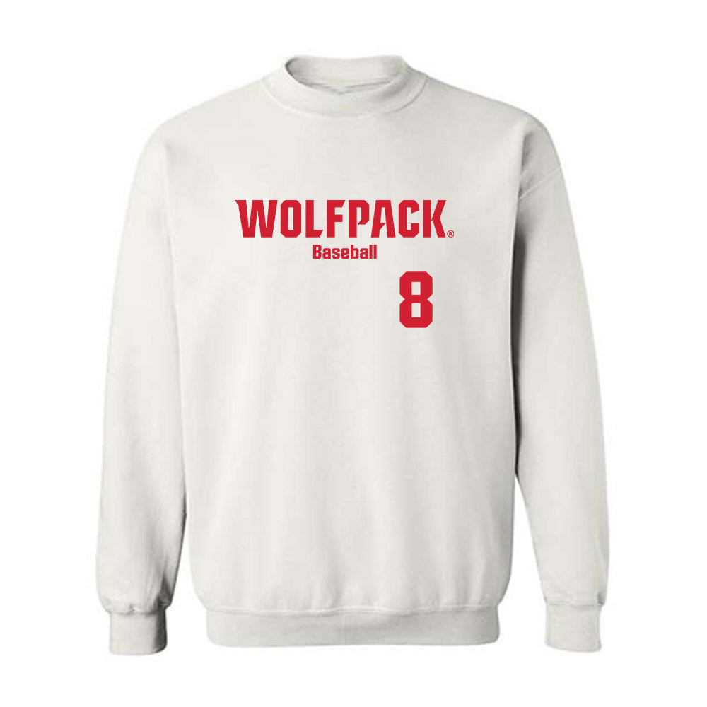 NC State - NCAA Baseball : Rydef Garino - Classic Shersey Crewneck Sweatshirt-0