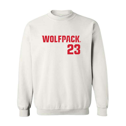 NC State - NCAA Baseball : Matt Willadsen - Crewneck Sweatshirt Classic Shersey