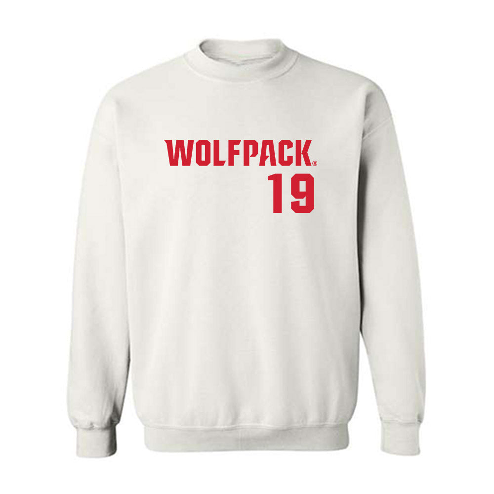 NC State - NCAA Baseball : Heath Andrews - Crewneck Sweatshirt Classic Shersey