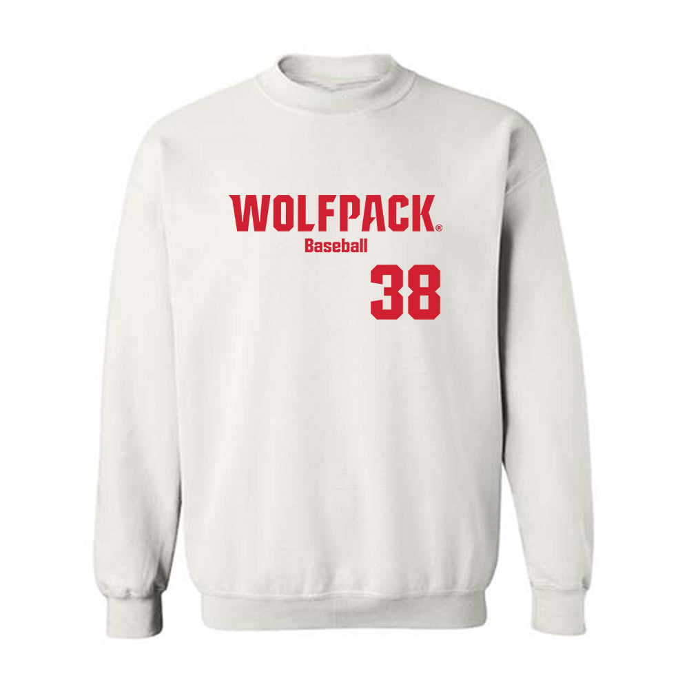 NC State - NCAA Baseball : Landon Carr - Classic Shersey Crewneck Sweatshirt-0