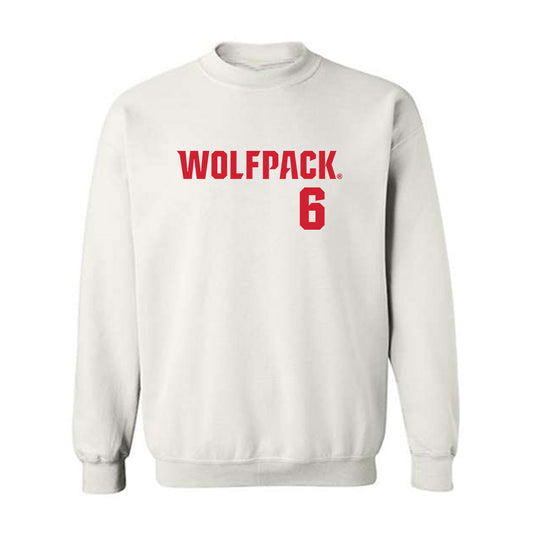 NC State - NCAA Baseball : Matt Heavner - Crewneck Sweatshirt Classic Shersey