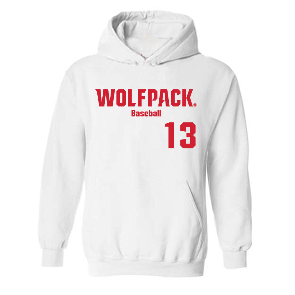 NC State - NCAA Baseball : Andrew Wiggins - Classic Shersey Hooded Sweatshirt-0