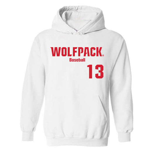 NC State - NCAA Baseball : Andrew Wiggins - Classic Shersey Hooded Sweatshirt-0