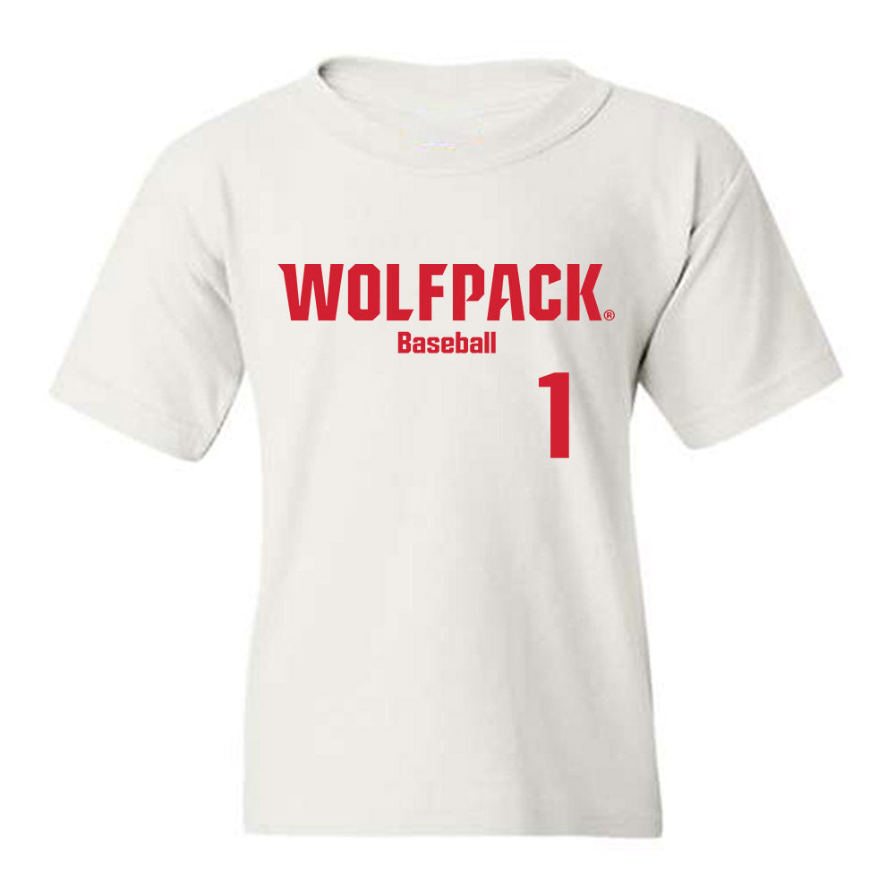 NC State - NCAA Baseball : Rett Johnson - Classic Shersey Youth T-Shirt-0